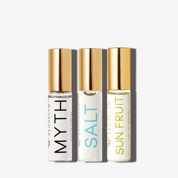 MYTH, SALT and SUN FRUIT Eau de Parfum 5ml Rollerball Trio